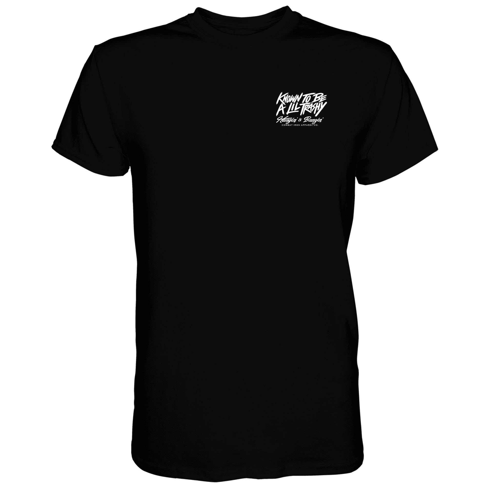 Herren-T-Shirt mit Waschbär-Aufdruck „Known To Be A Lil Trashy“
