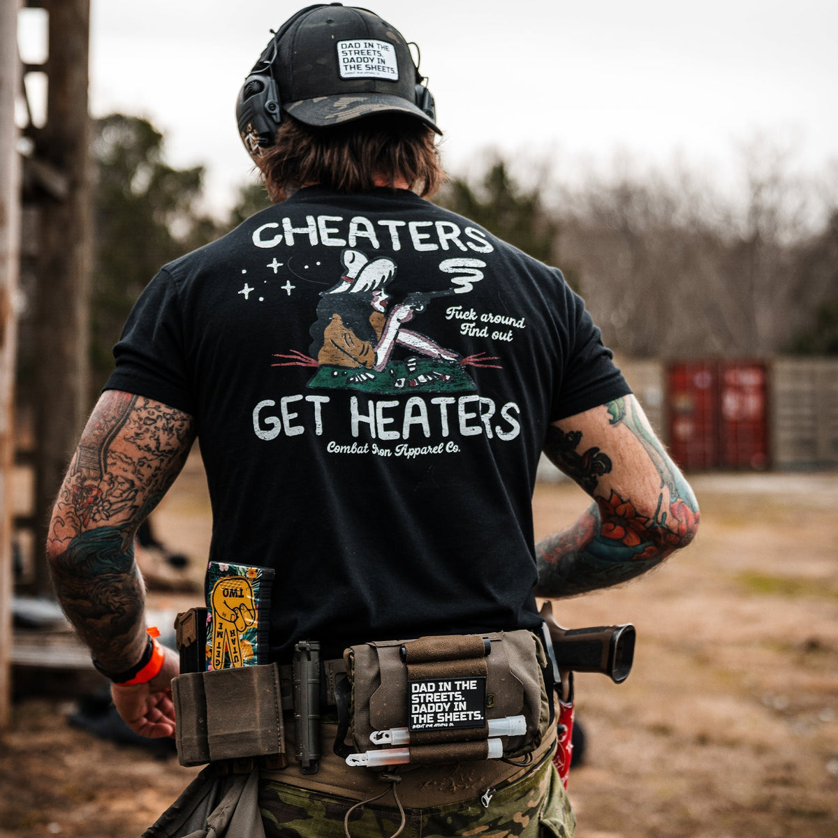 Cheaters Get Heaters Cowboy Edition Herren T-Shirt