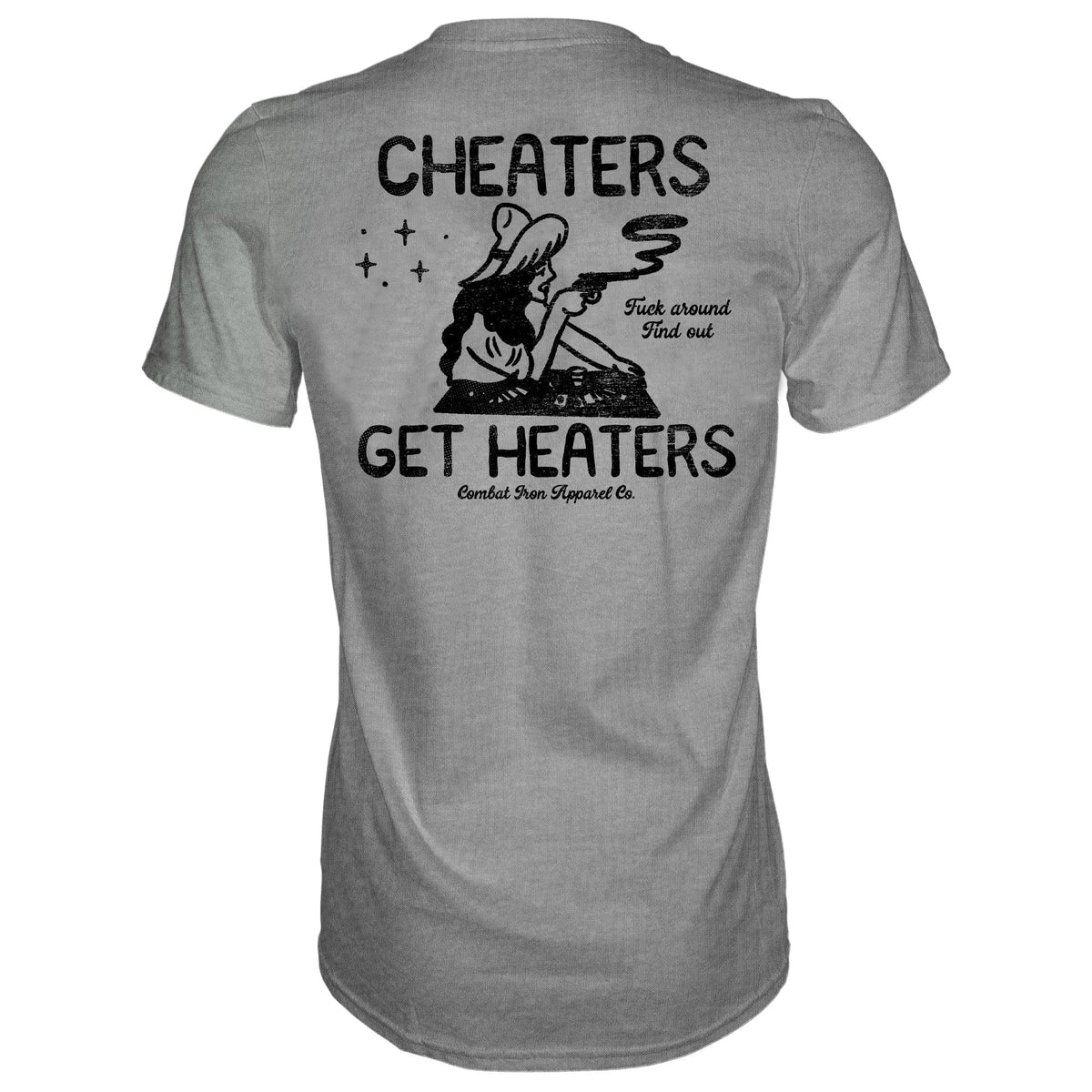 Cheaters Get Heaters Cowboy Edition Herren T-Shirt