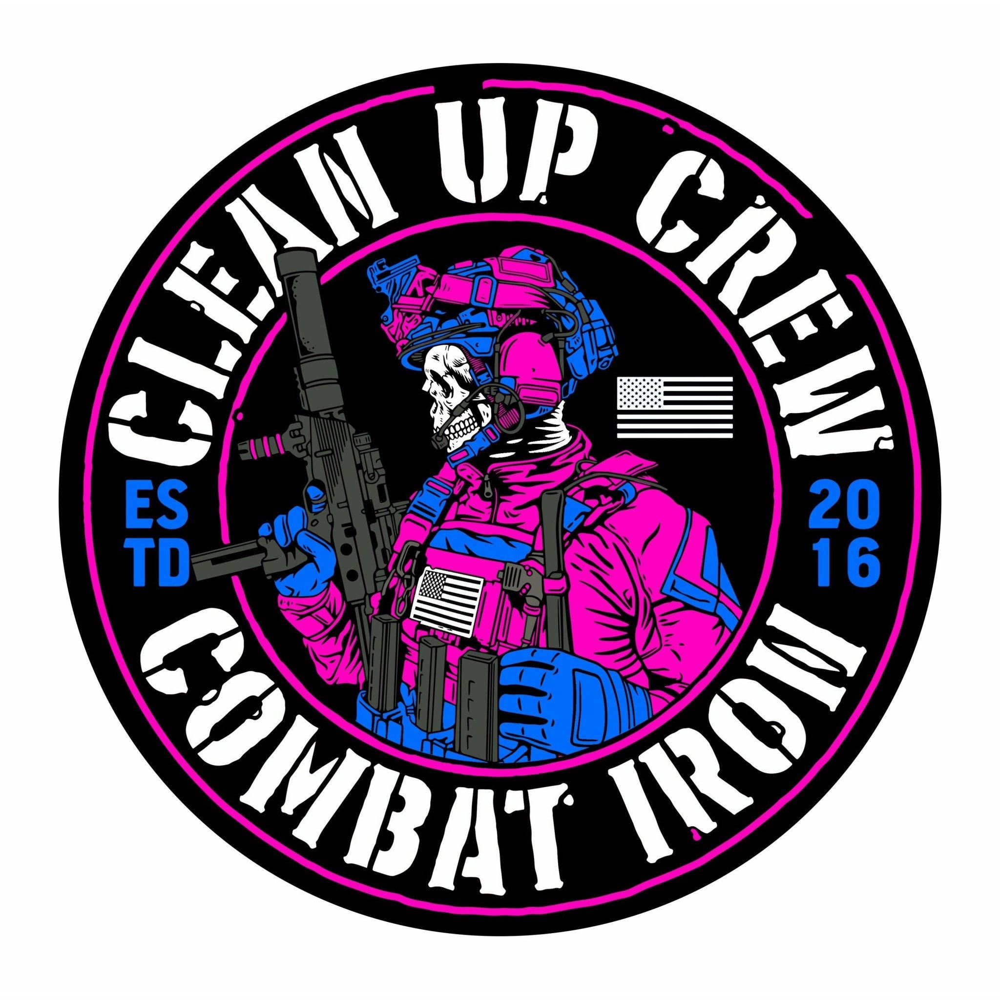 Clean Up Crew Operator Miami Aufkleber