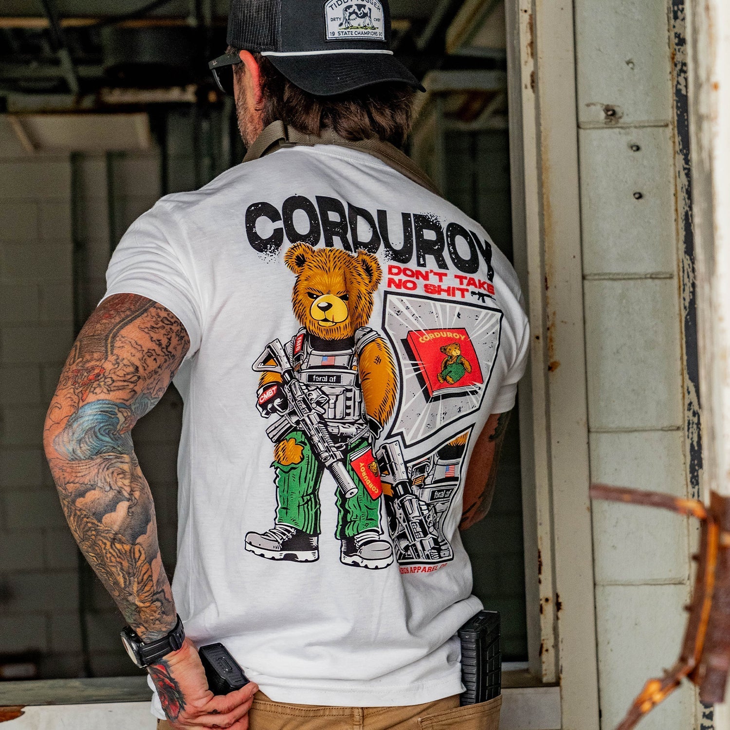 Corduroy The Bear - Don't Take No Sh*t Herren T-Shirt