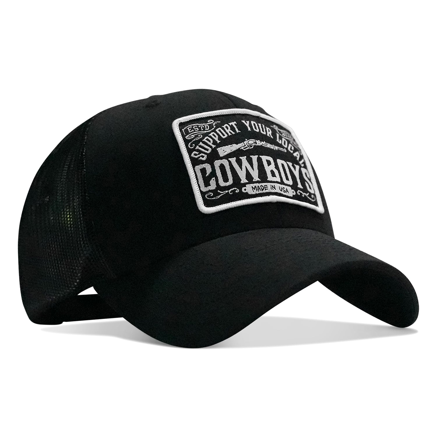 Support Your Local Cowboys Aufnäher Snapback-Kappe