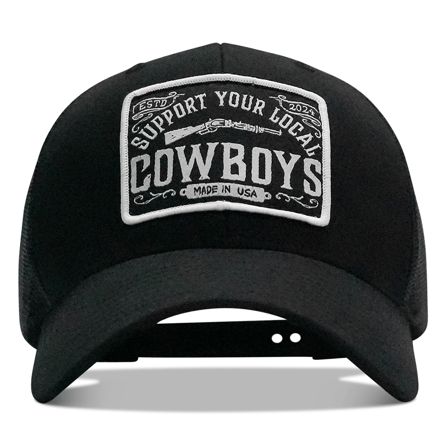 Support Your Local Cowboys Patch Snapback Hat