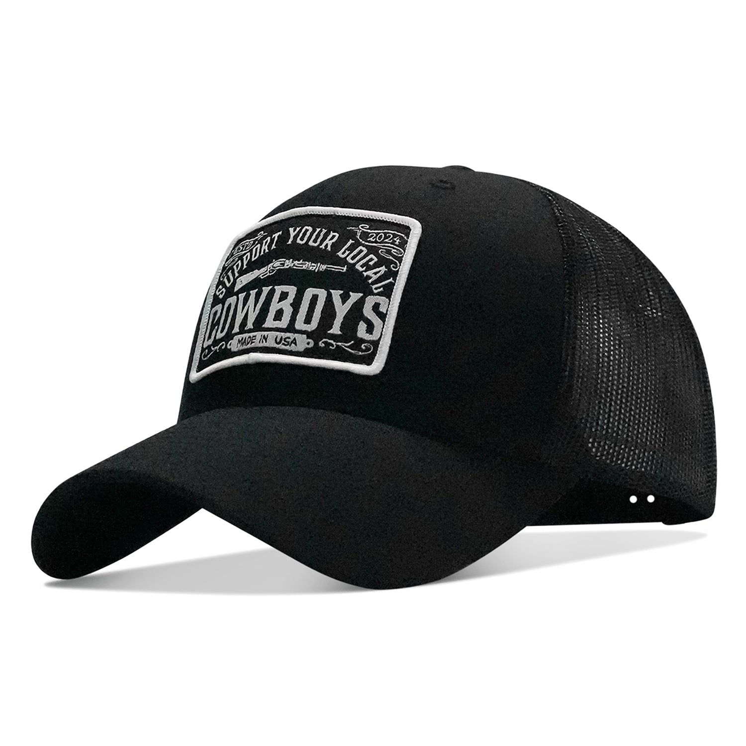 Support Your Local Cowboys Aufnäher Snapback-Kappe