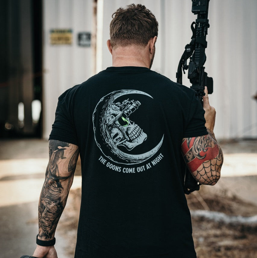 GOONS COME OUT AT NIGHT TEE
