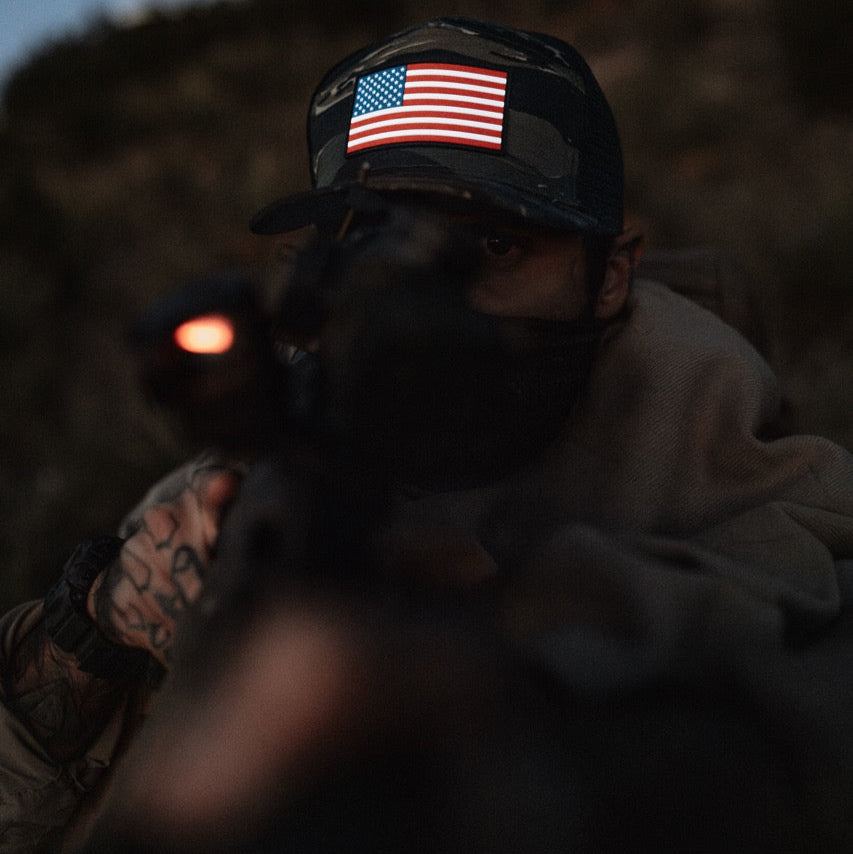 Tiger Stripe Ripstop Flag Hat