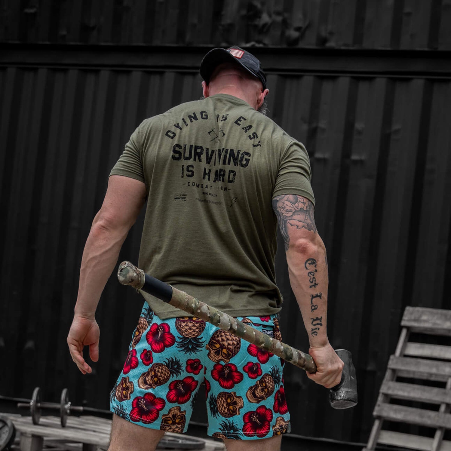 Dying is Easy. Surviving Is Hard Men's T-Shirt