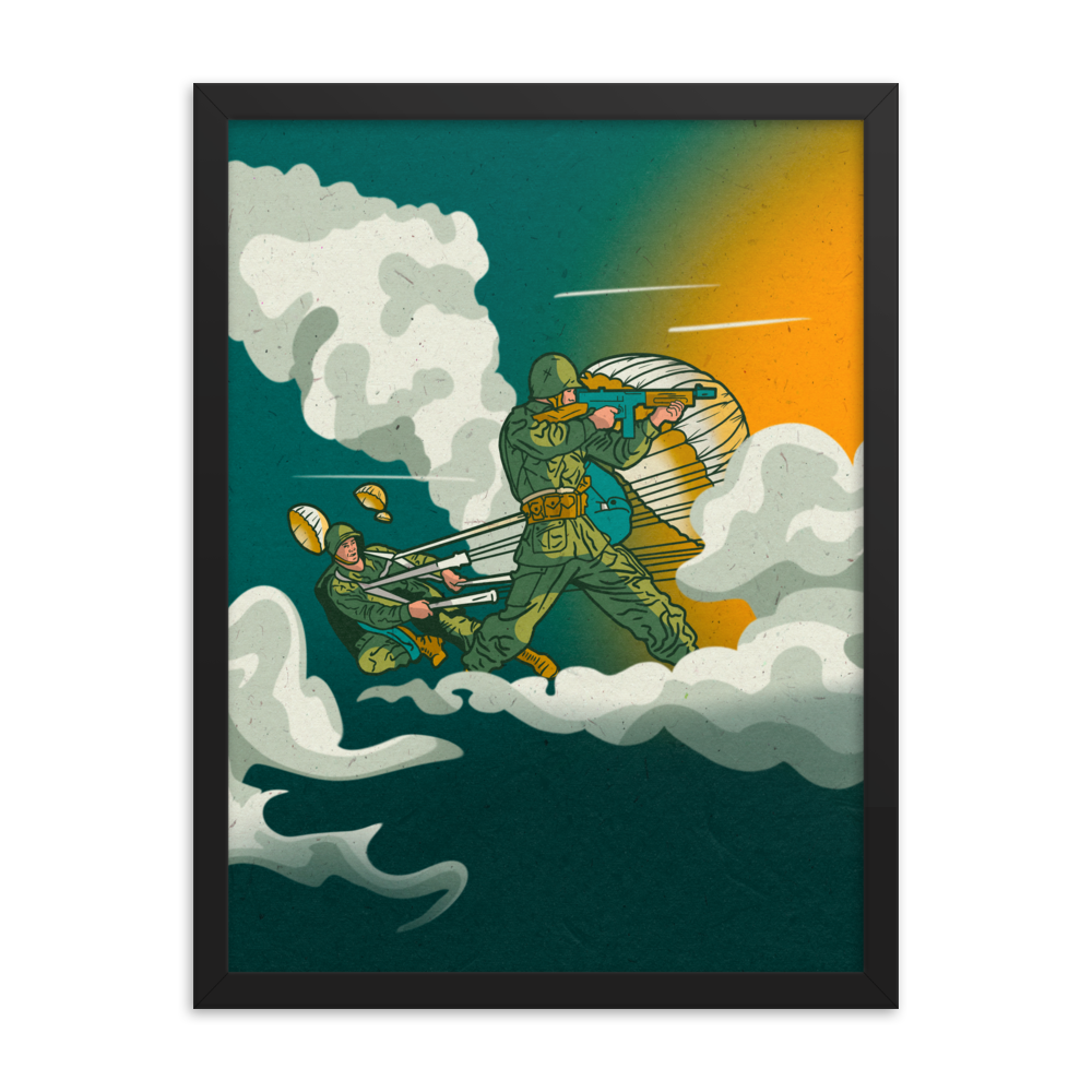 Surrounded Framed poster