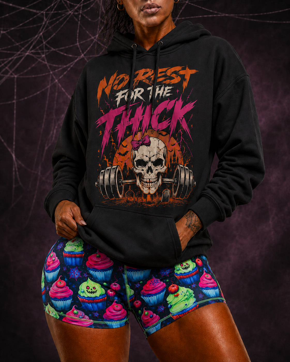 Evil Cupcakes Shorts - Unicorn Collection