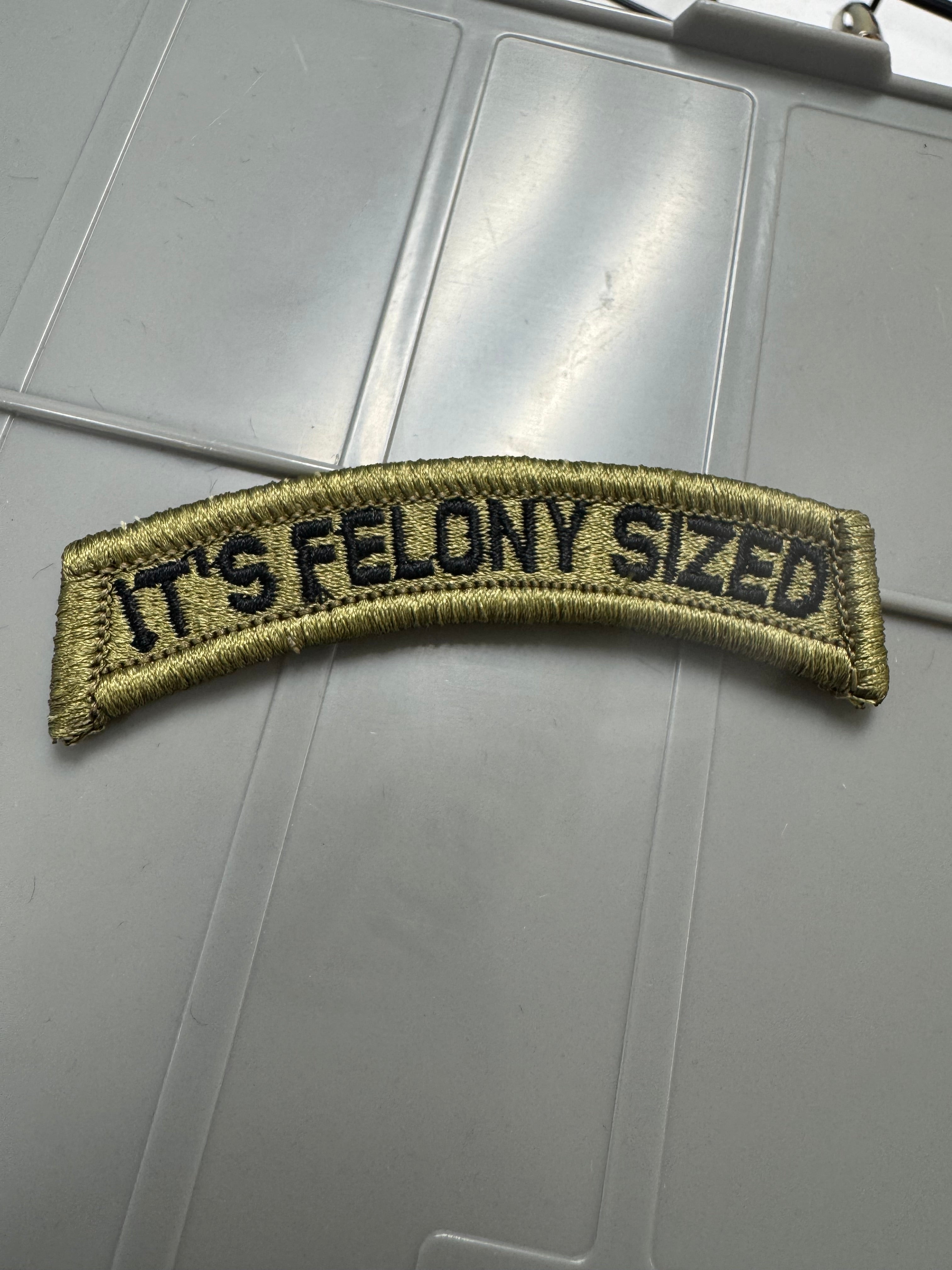 As Seen on Socials - It's Felony Sized - Long Tab - OCP w/Black