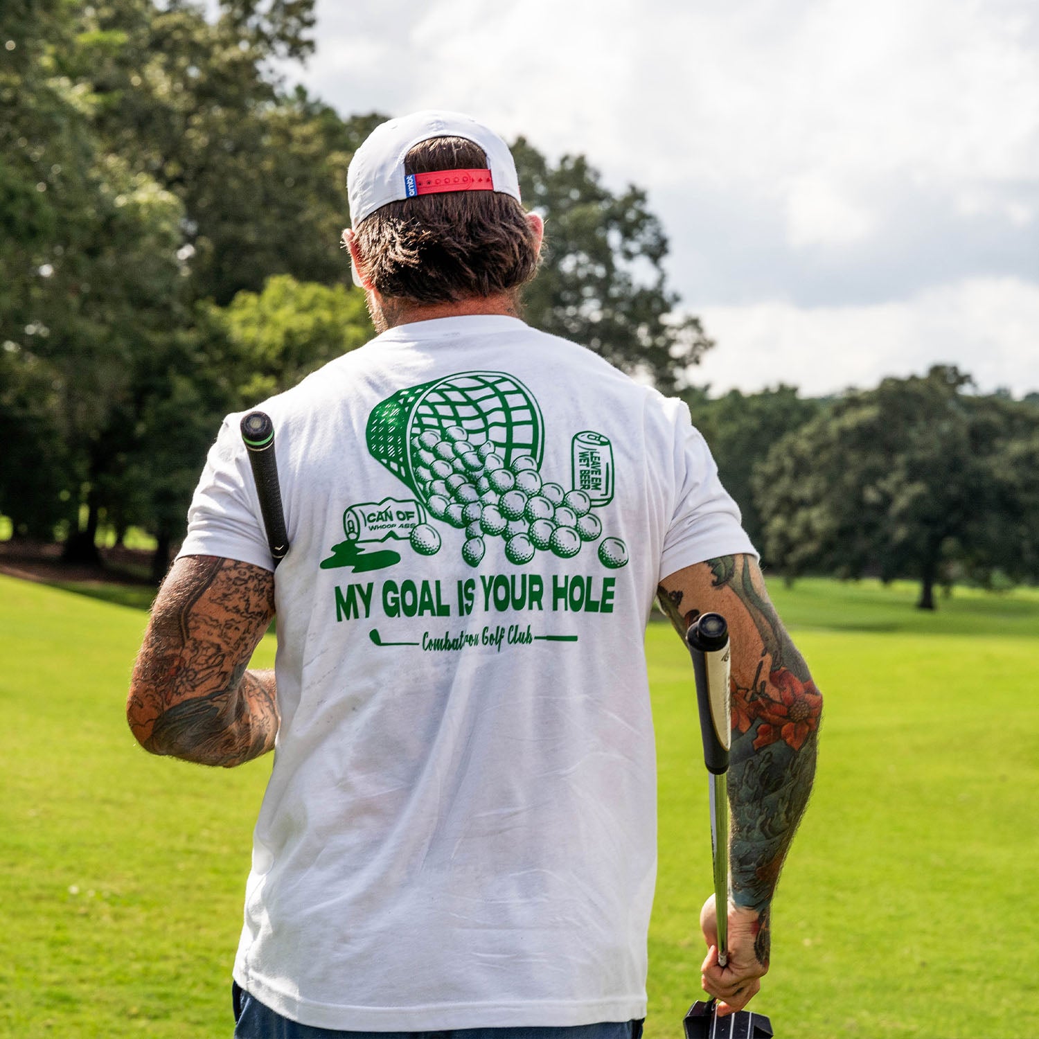 My Goal Is Your Hole Golf Club Herren T-Shirt