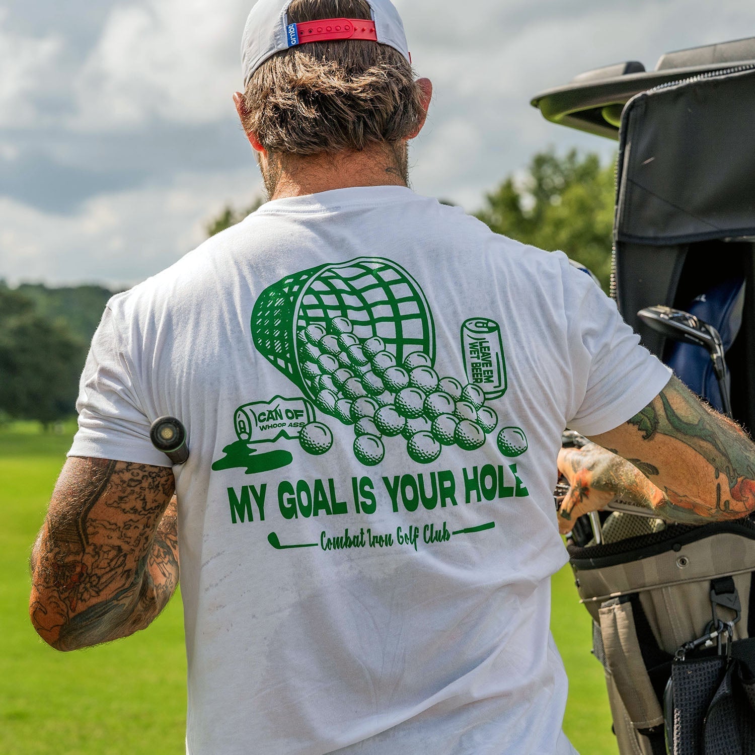 My Goal Is Your Hole Golf Club Herren T-Shirt