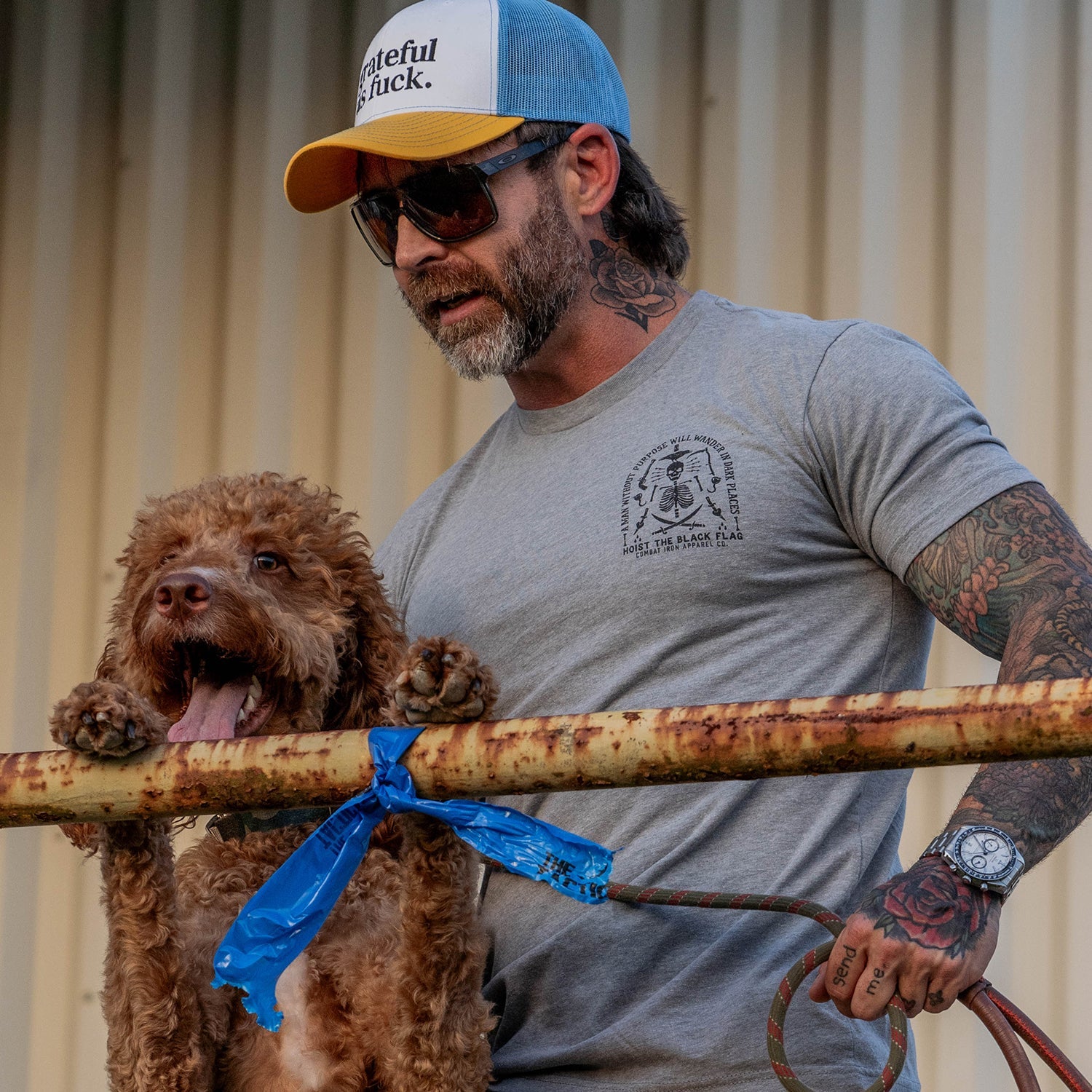 Hoist the Black Flag Skull & Bones Men's T-Shirt
