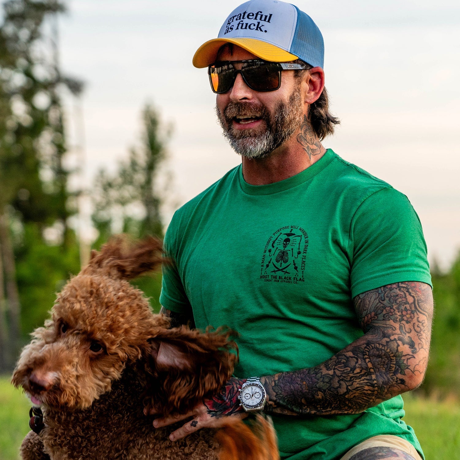 Hoist the Black Flag Skull & Bones Men's T-Shirt