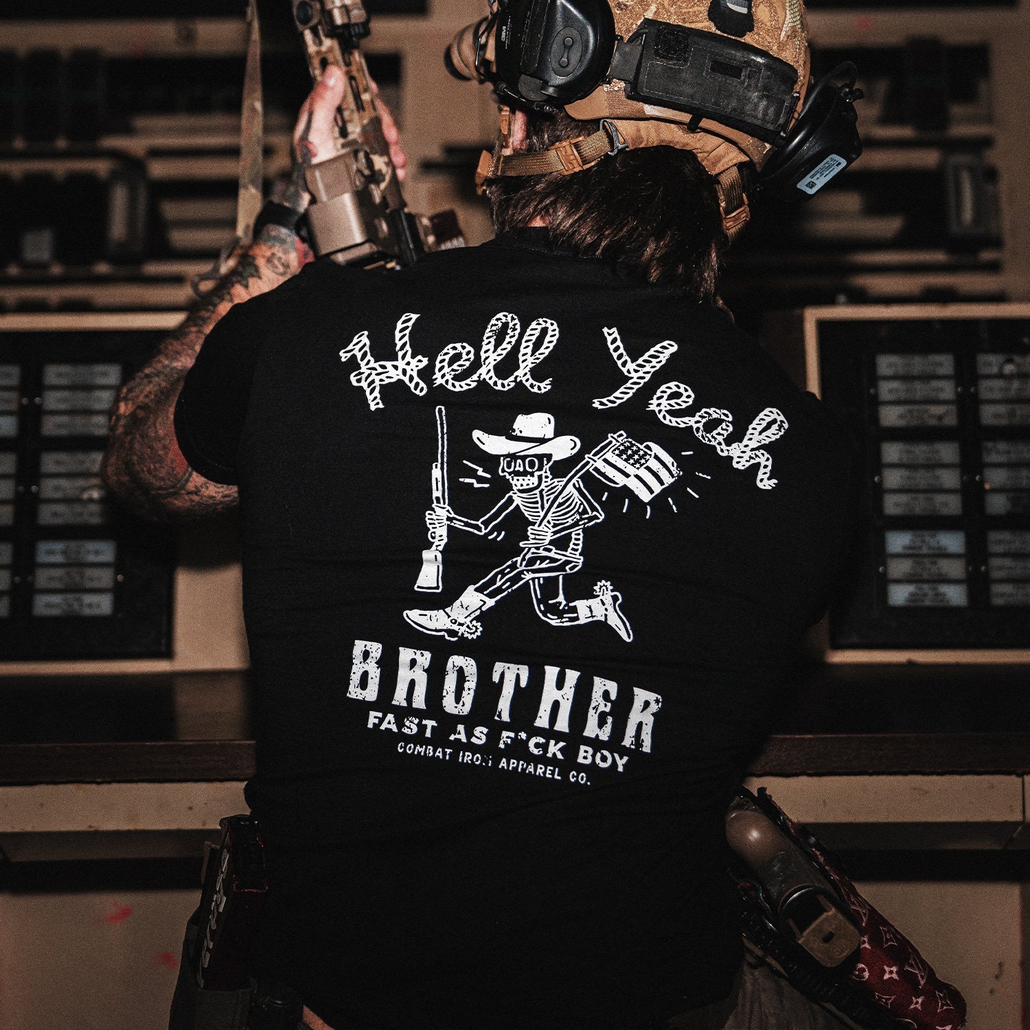 Hell Yeah Brother Cowboy Herren T-Shirt