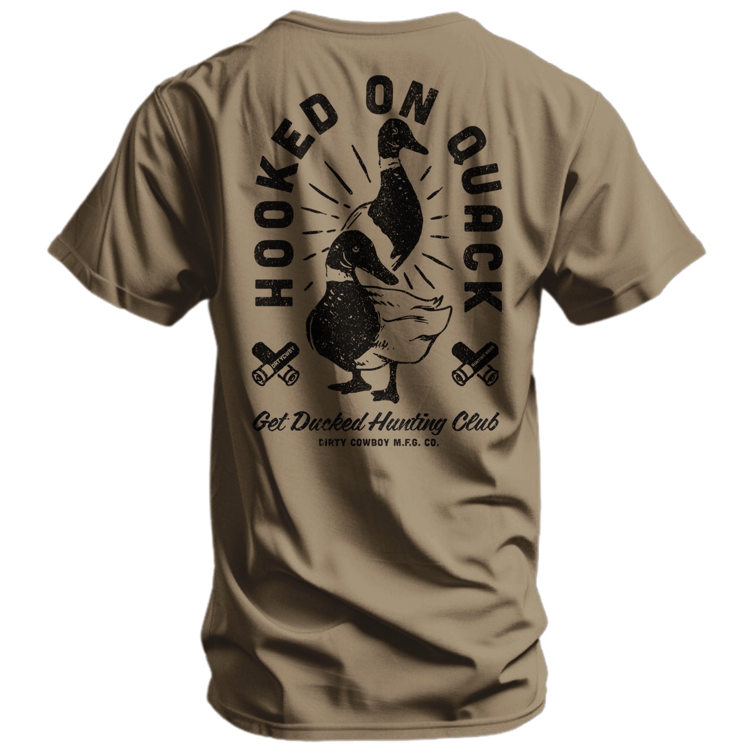 Hooked On Quack Hunter ' Get Ducked' Men's T-Shirt