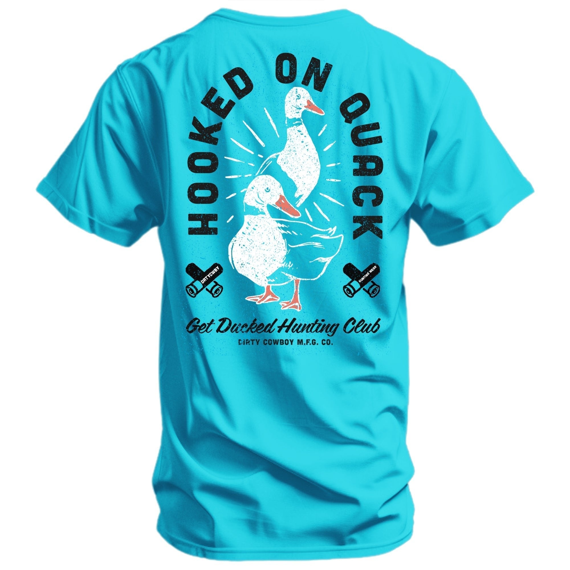 Hooked On Quack Hunter ' Get Ducked' Men's T-Shirt