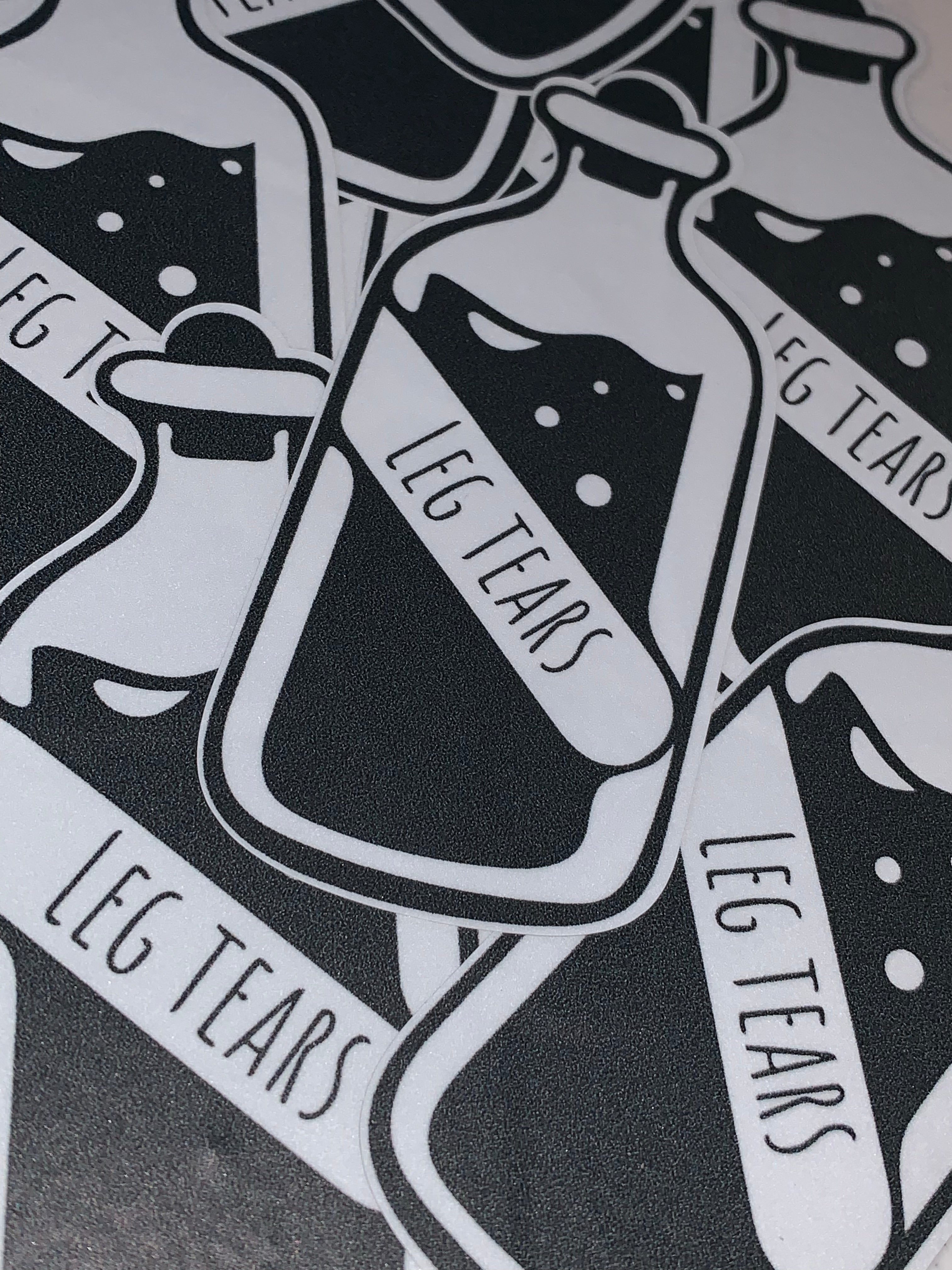 Leg Tears Sticker