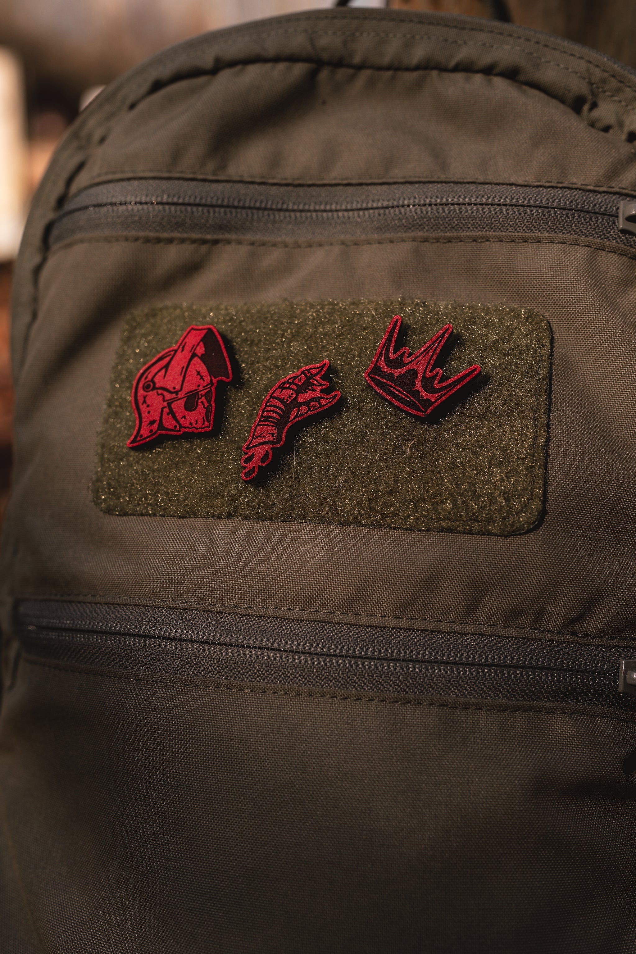 No Kings Leather Patch Set