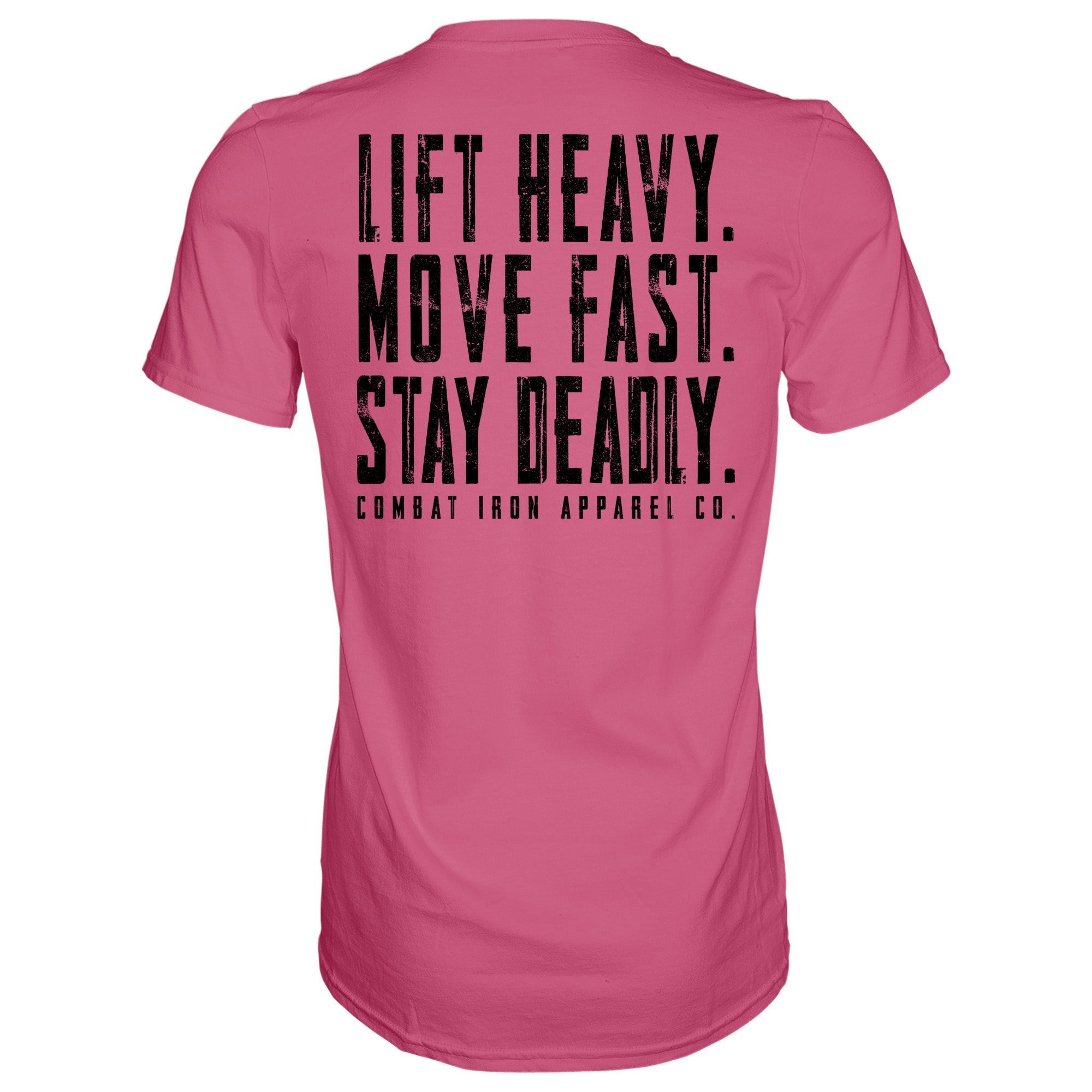 Originales Motto: Heb schwer. Beweg dich schnell. Bleib tödlich. Herren-T-Shirt