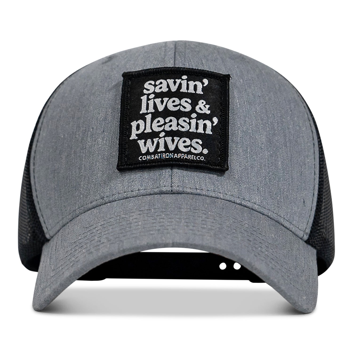 Gorra SnapBack "Salvando Vidas y Complaciendo Esposas"