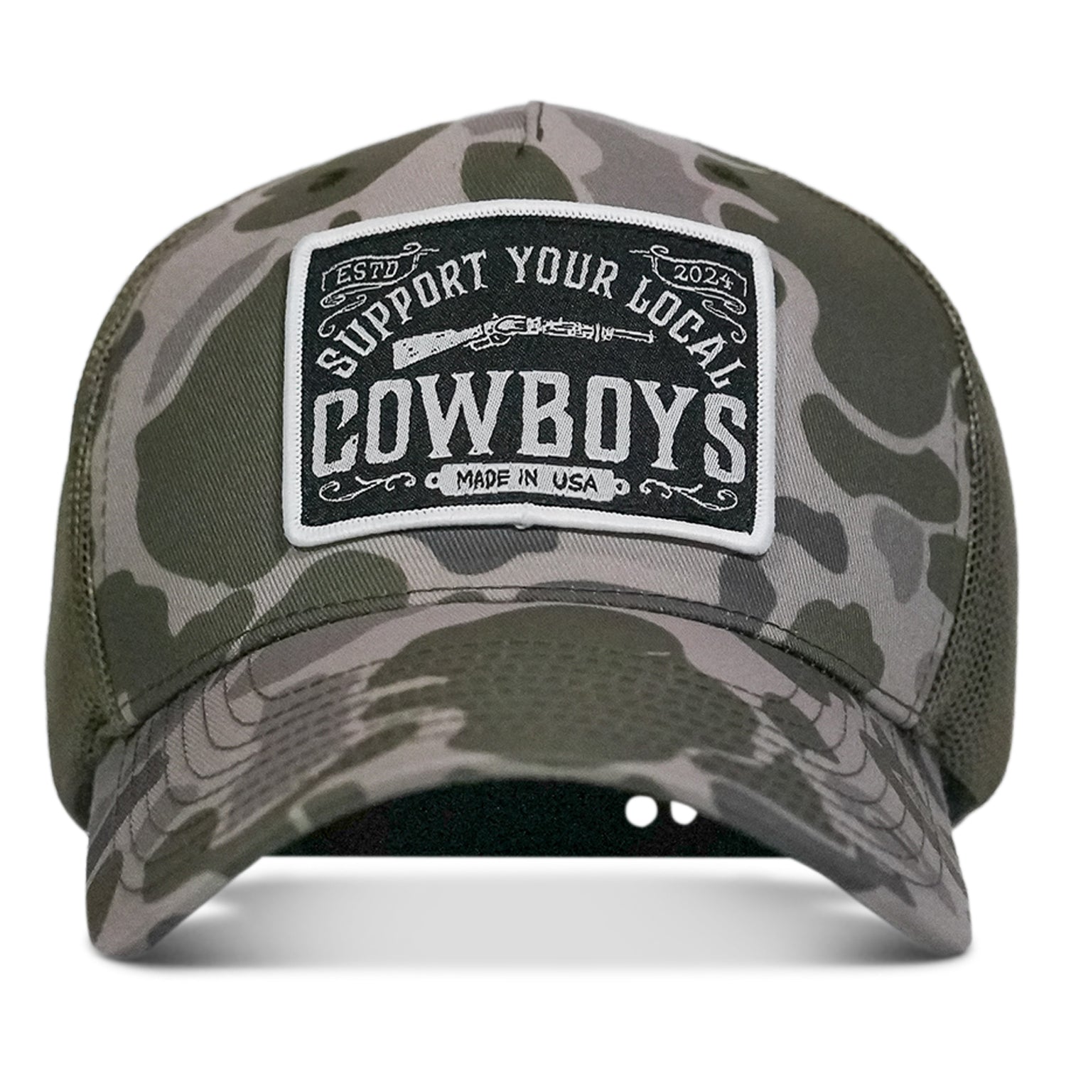 Support Your Local Cowboys Aufnäher Snapback-Kappe