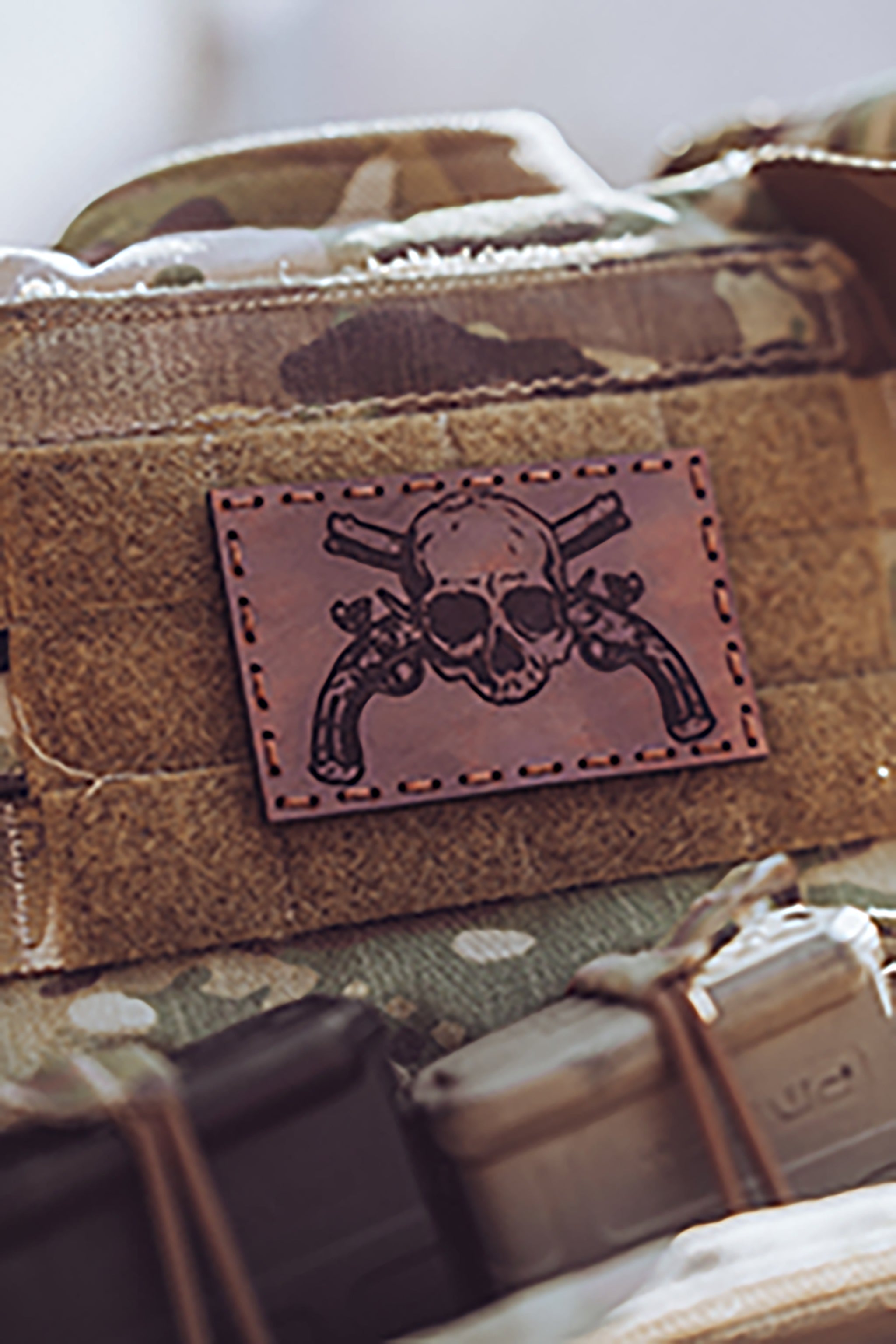 Memento Mori Leather Patch