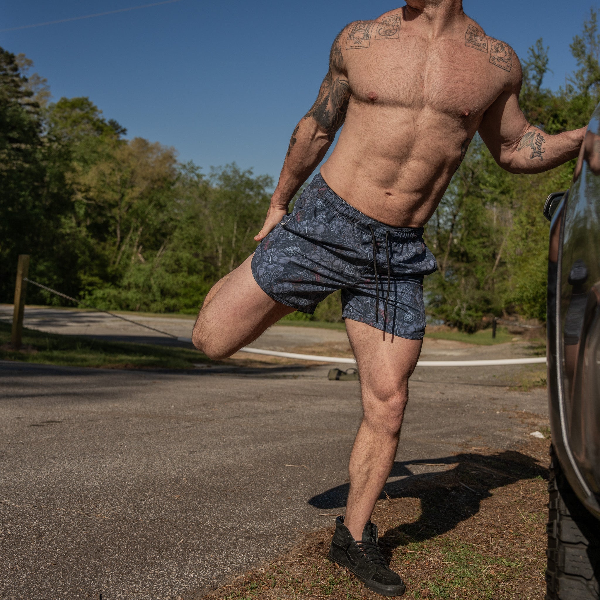 Recon Pro Trainingsshorts für Herren | 14 cm