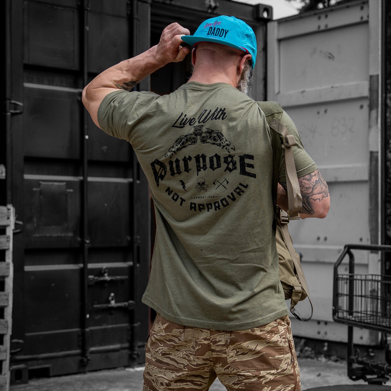 Live With Purpose. Not Approval Men's T-Shirt