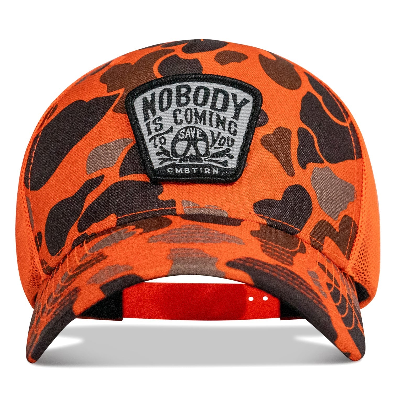 Niemand wird dich retten Totenkopf-Aufnäher Snapback-Cap