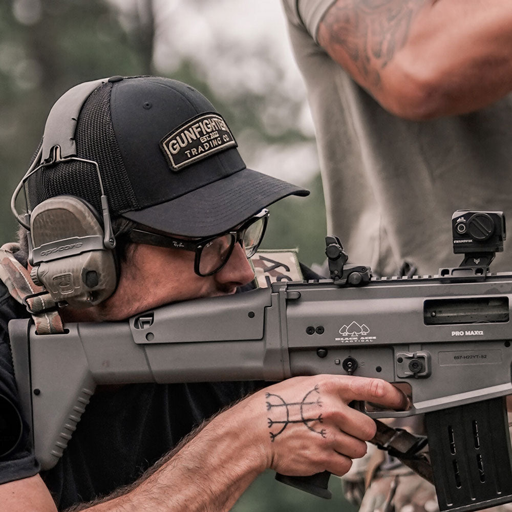 GUNFIGHTER PATCH TRUCKER HAT