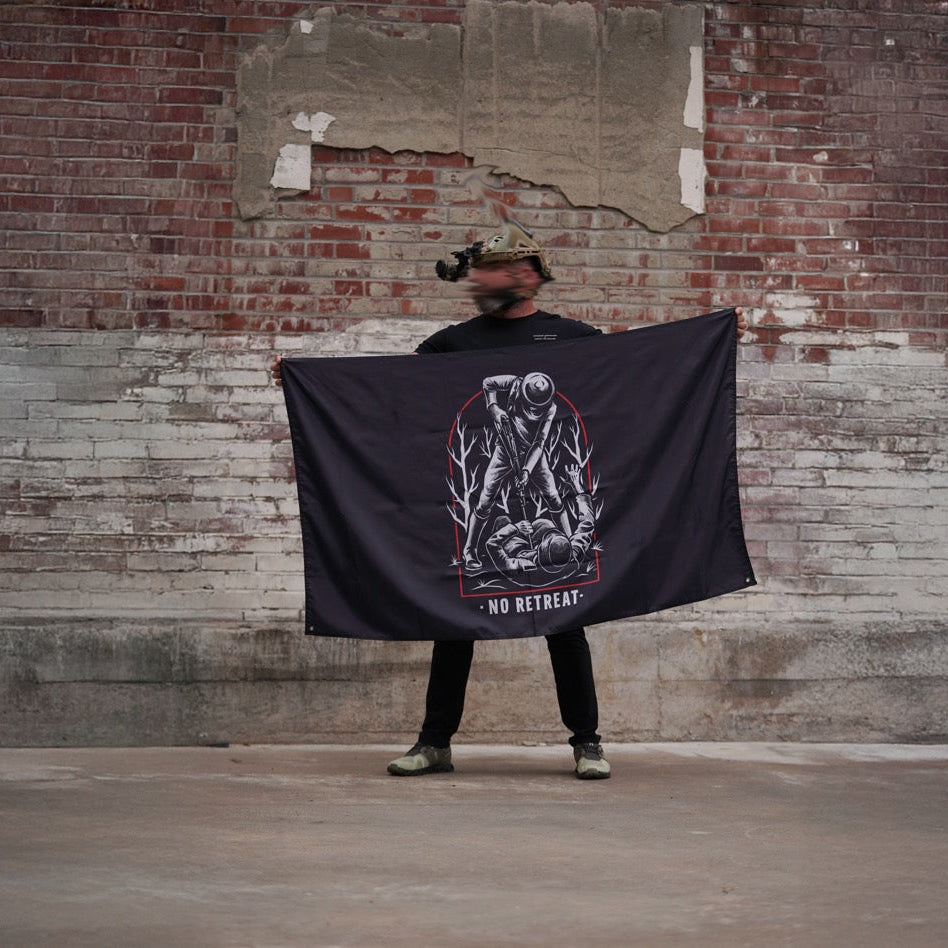 Pancarta de no retirada