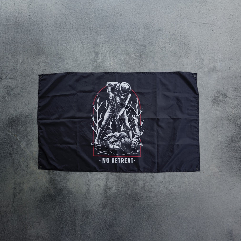 No Retreat Gym Flag