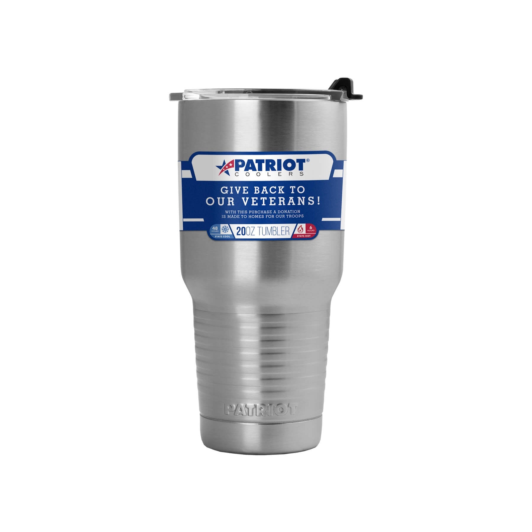 Vaso de acero inoxidable de 20 oz