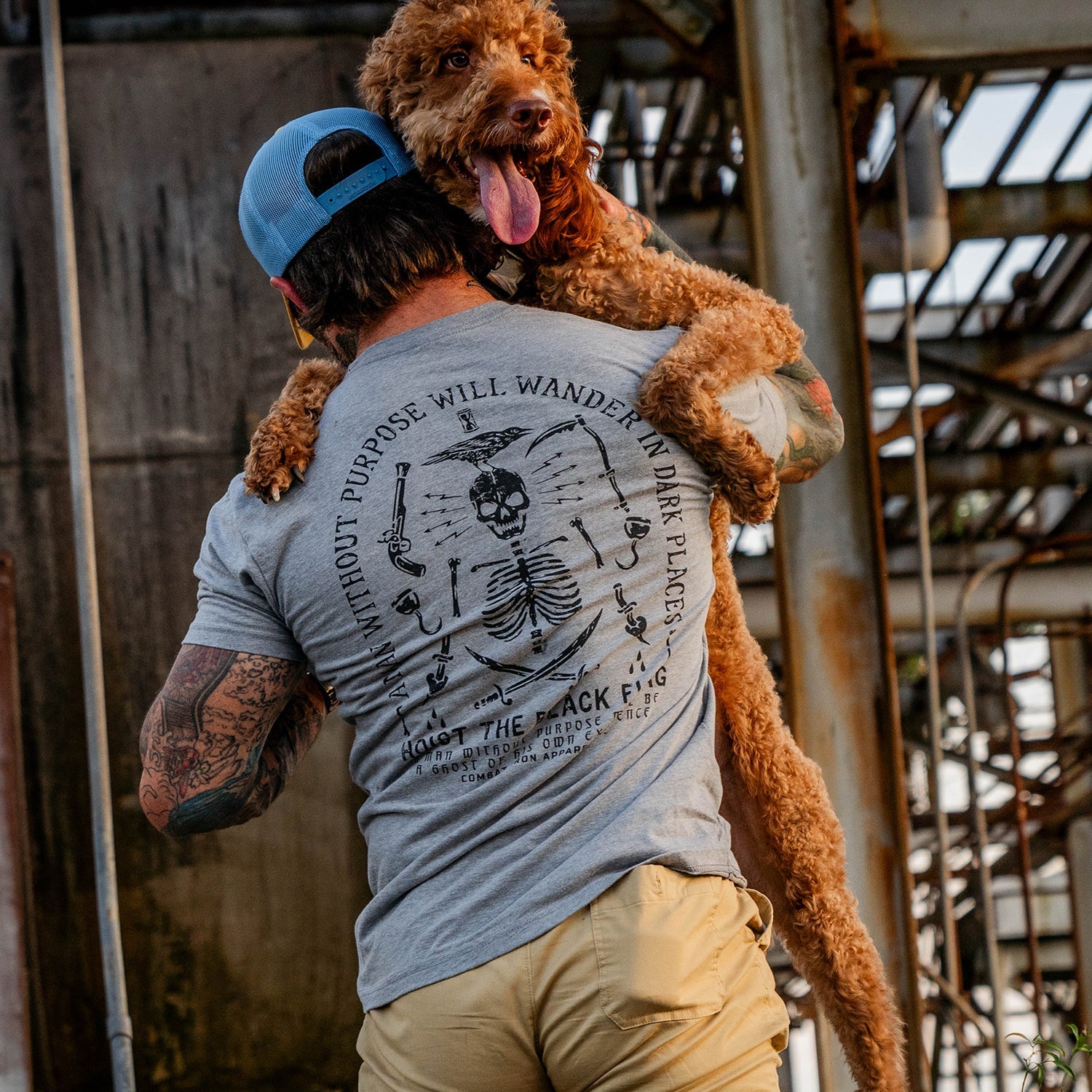 Hoist the Black Flag Skull & Bones Men's T-Shirt