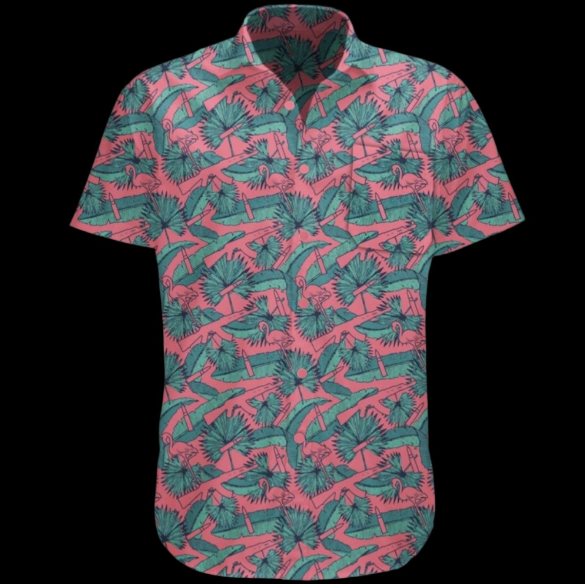 Camisa con botones AK Tropical