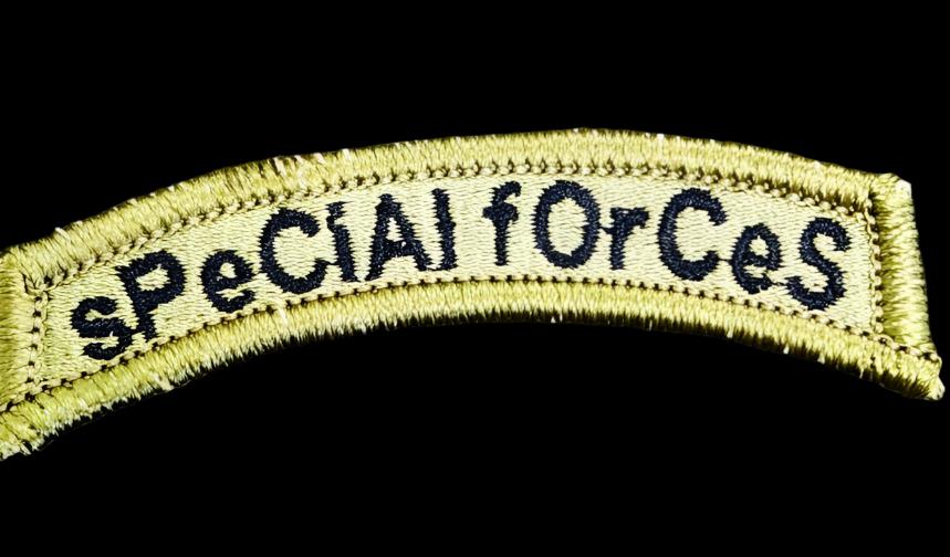 “SPECIAL FORCES” TAB TACTICAL MORALE PATCH