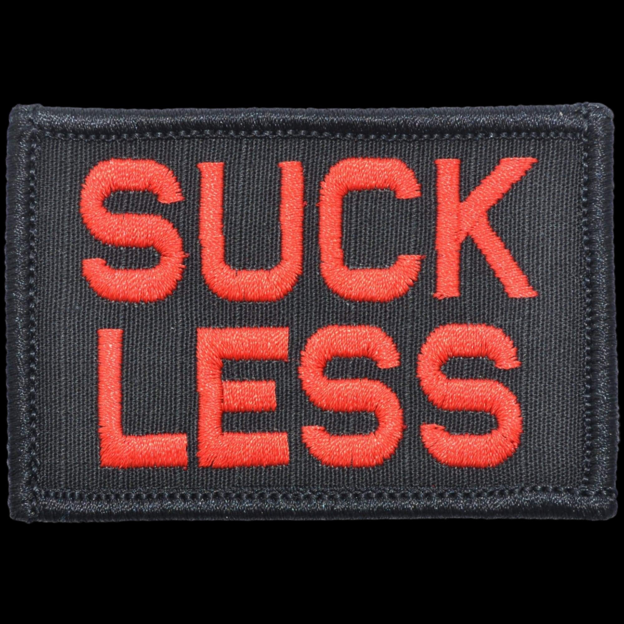 “SUCK LESS" TACTICAL MORALE PATCH