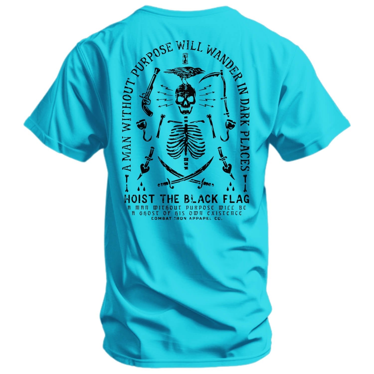 Hoist the Black Flag Skull & Bones Men's T-Shirt