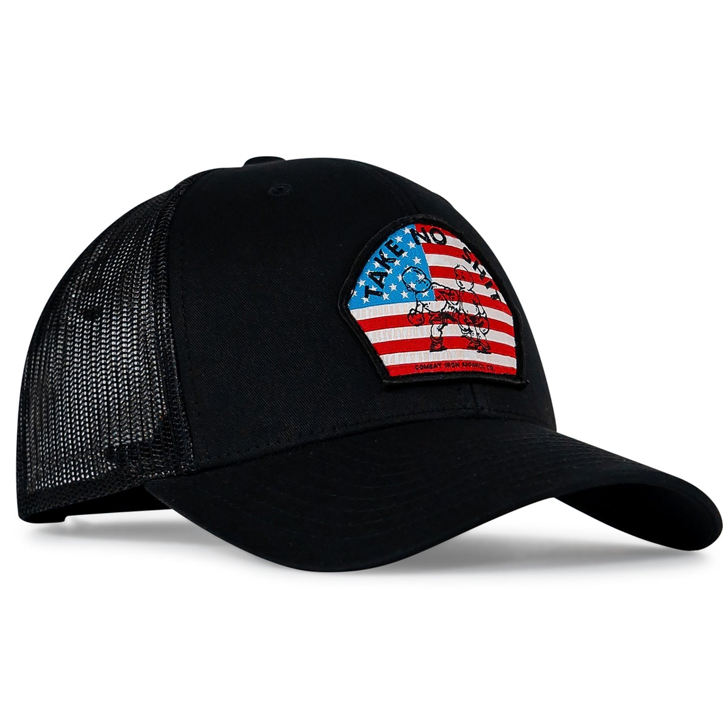 Take No Shit Amerikanische Flagge Patch SnapBack