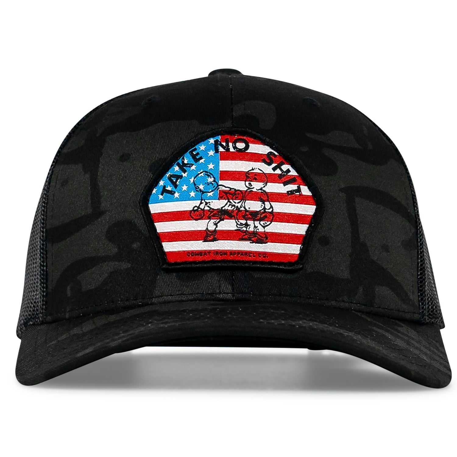 Take No Shit Amerikanische Flagge Patch SnapBack