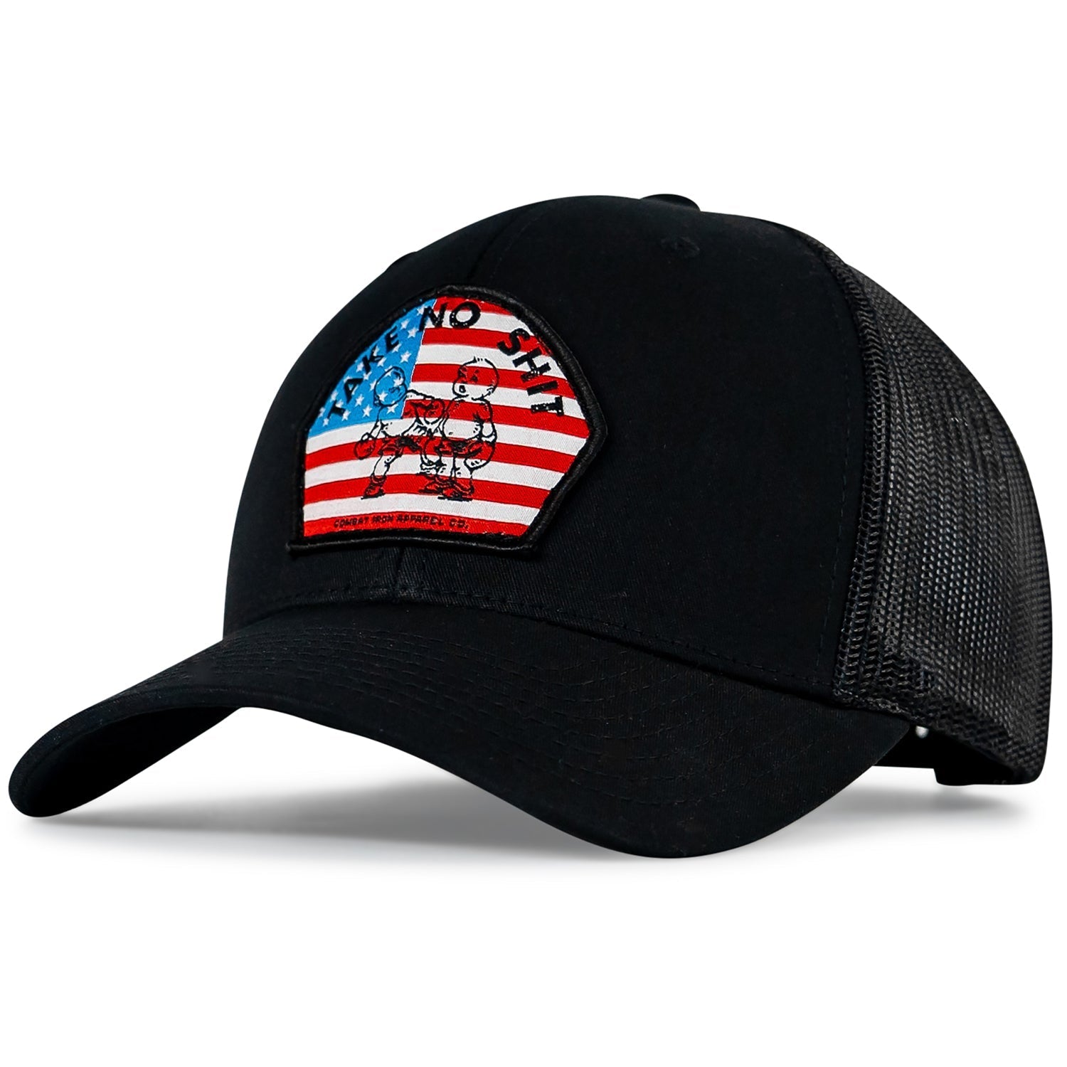 Take No Shit Amerikanische Flagge Patch SnapBack