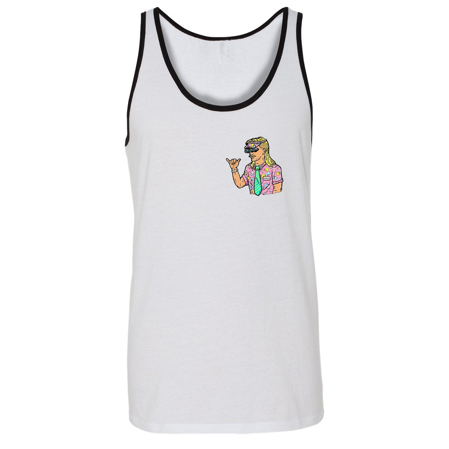 Vorne Business. Hinten Party. Herren-Tanktop