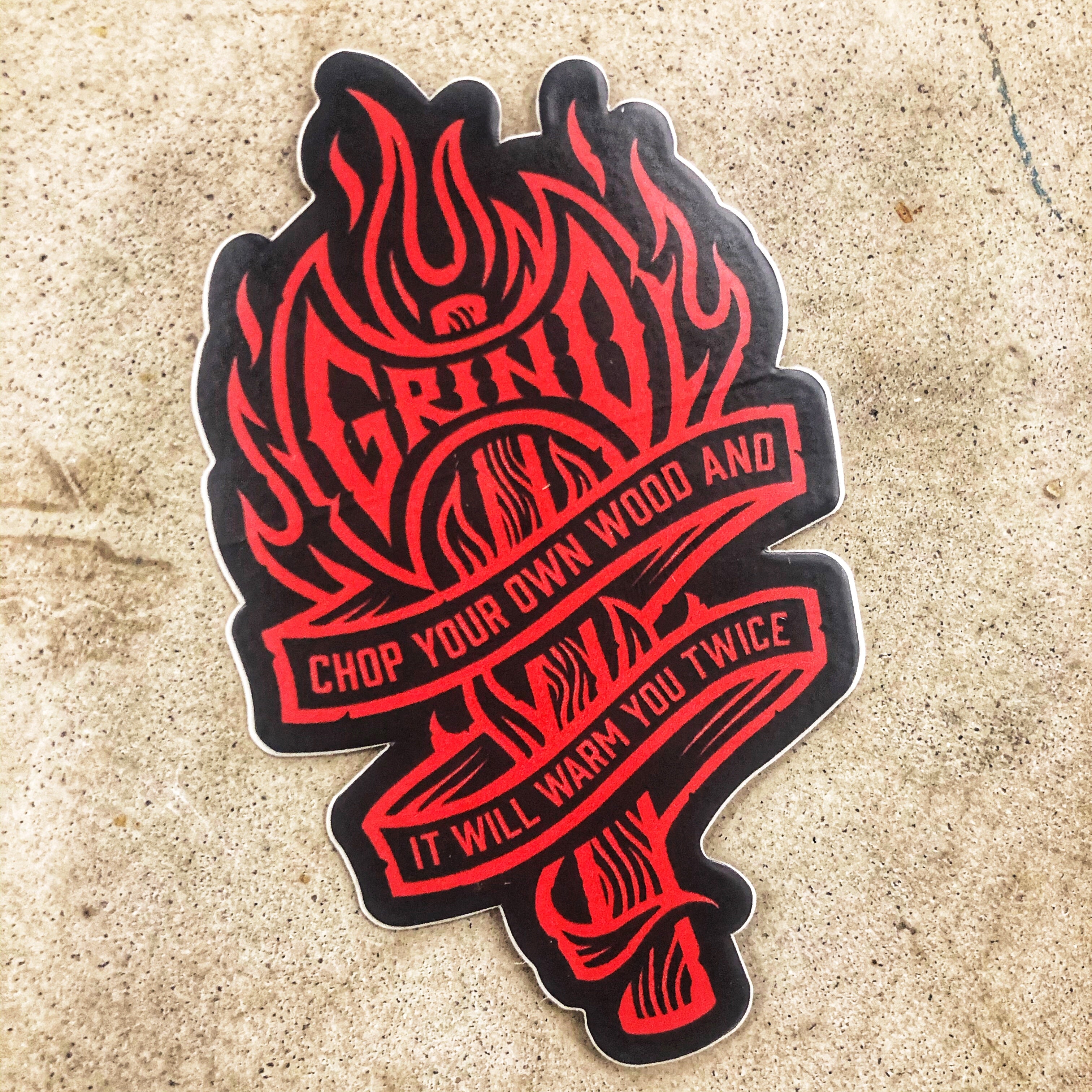 Battle Axe- Sticker