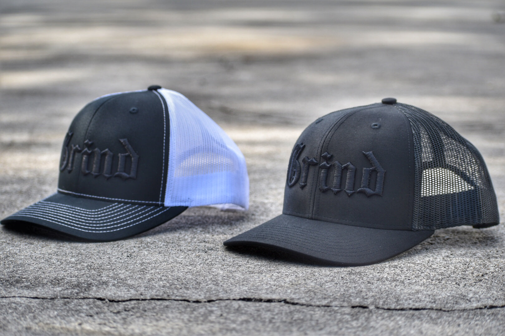 Black Series Grind 3D Trucker Caps