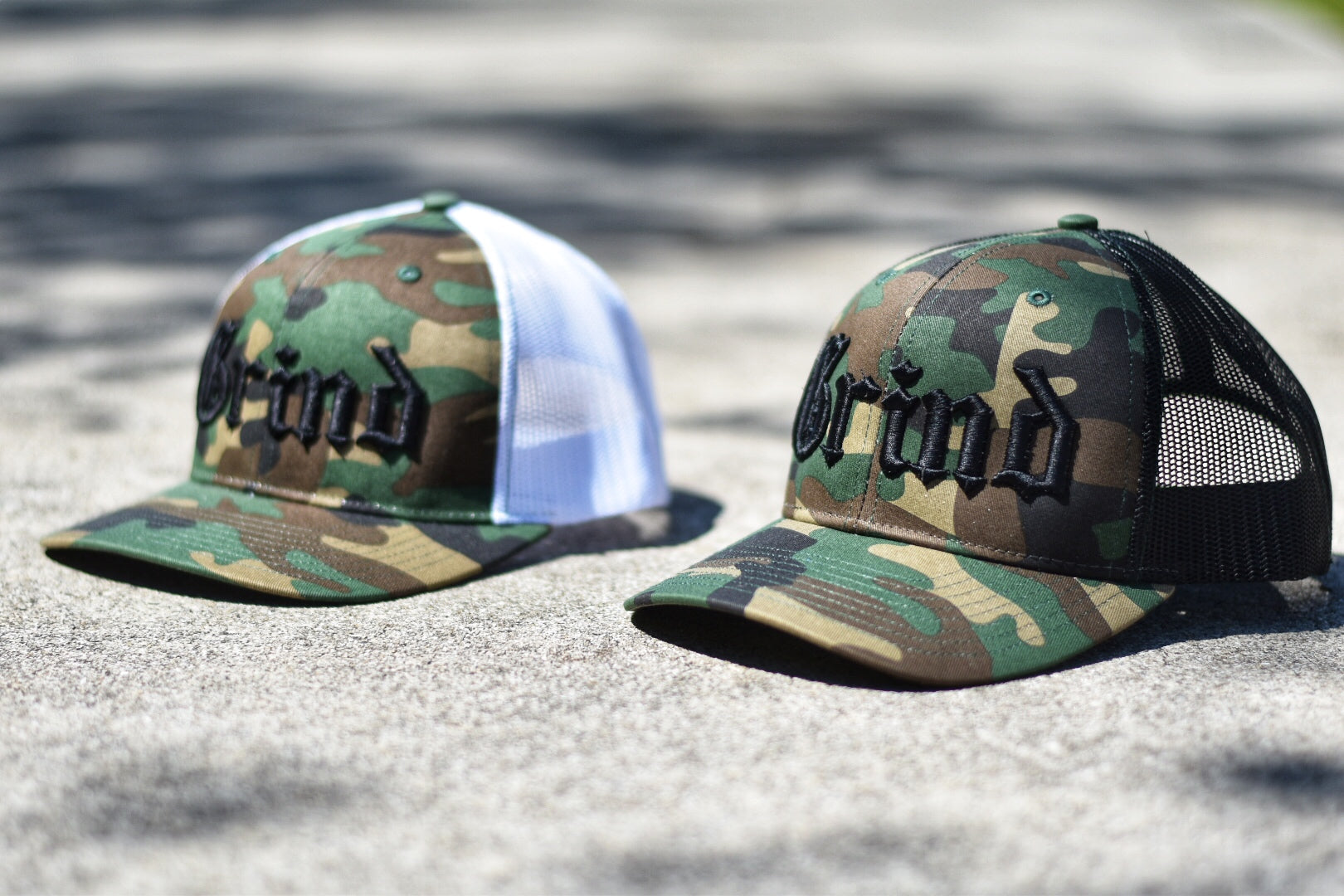 Camo Snapback 3D embroidered Trucker Caps