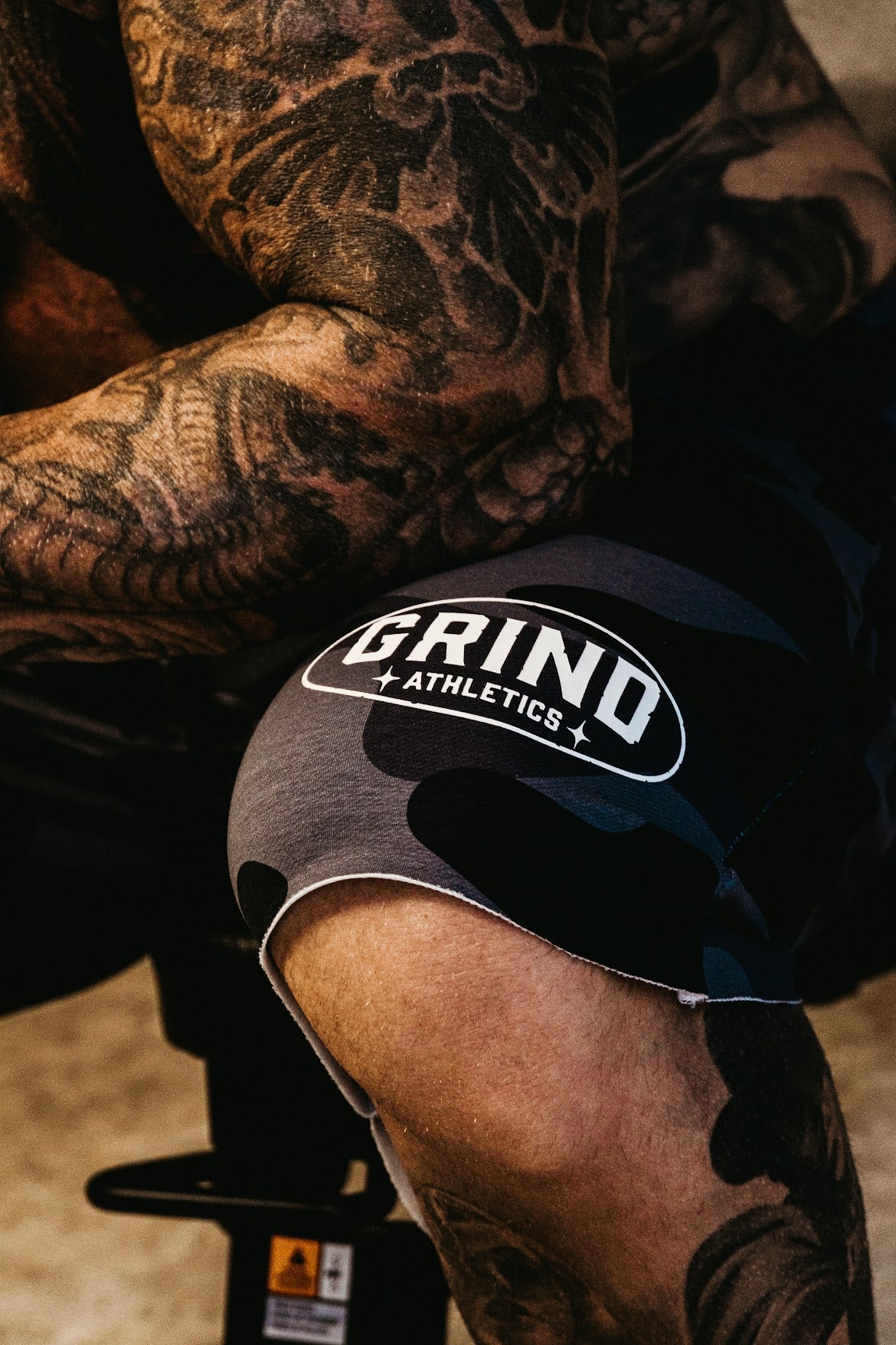Classic Grind Shorts - Black Camo - Oval Logo