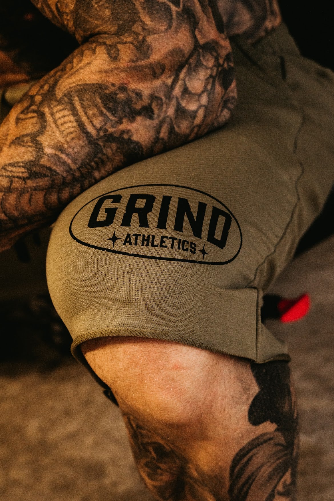 Classic Grind Shorts - OD Green - Oval Logo