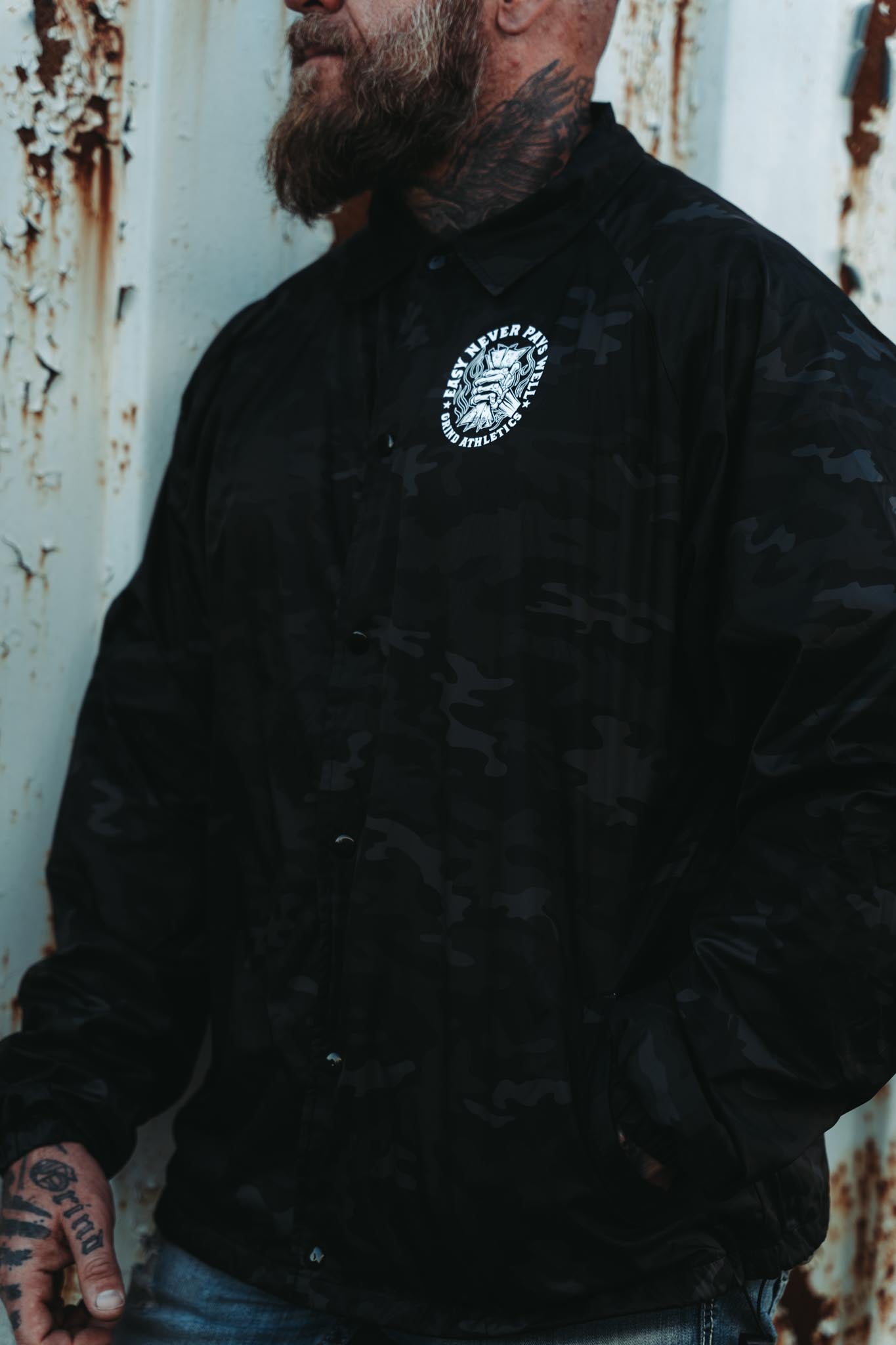 Easy Never Pays Well - Coaches Jacket