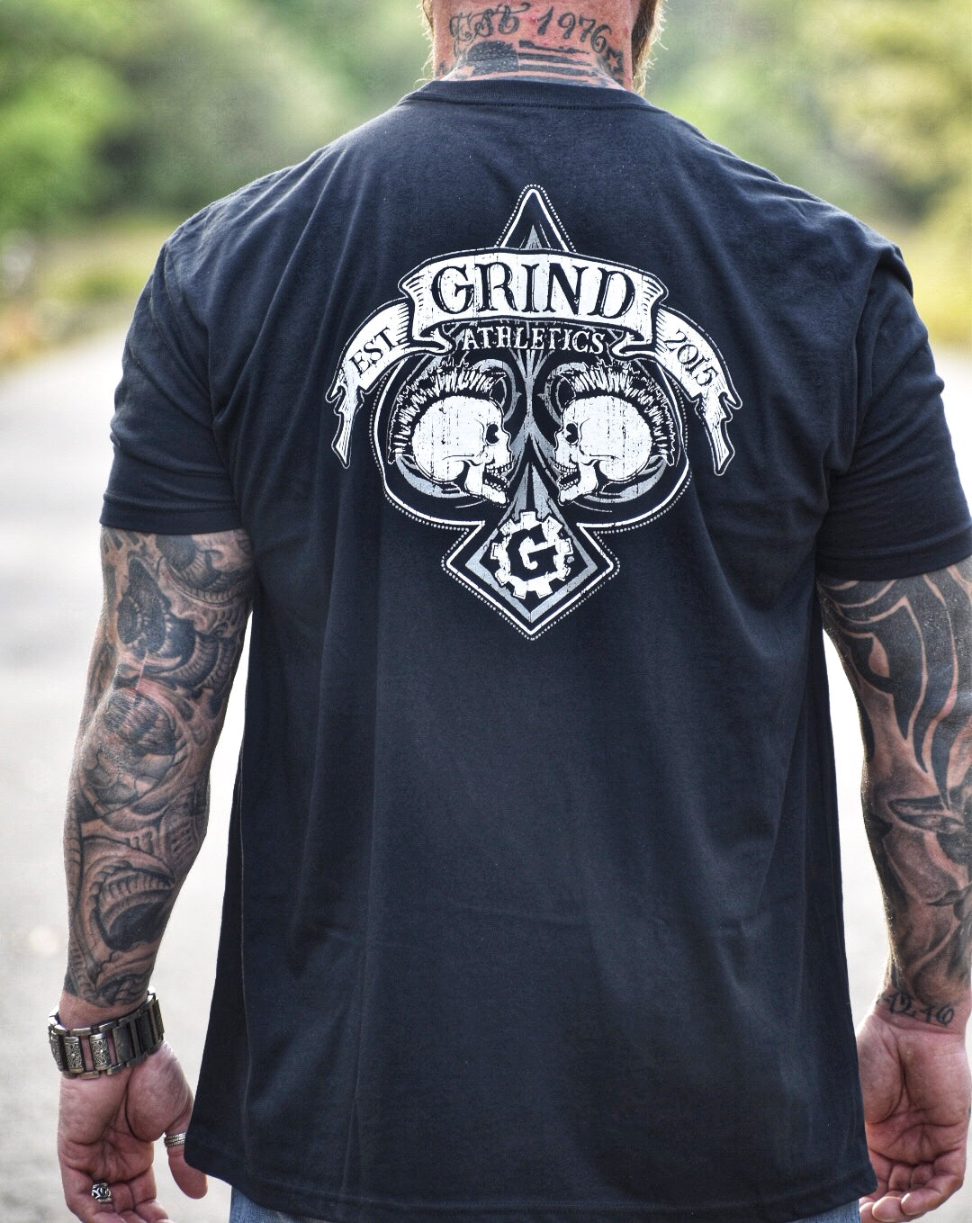 Double Skulls Spade